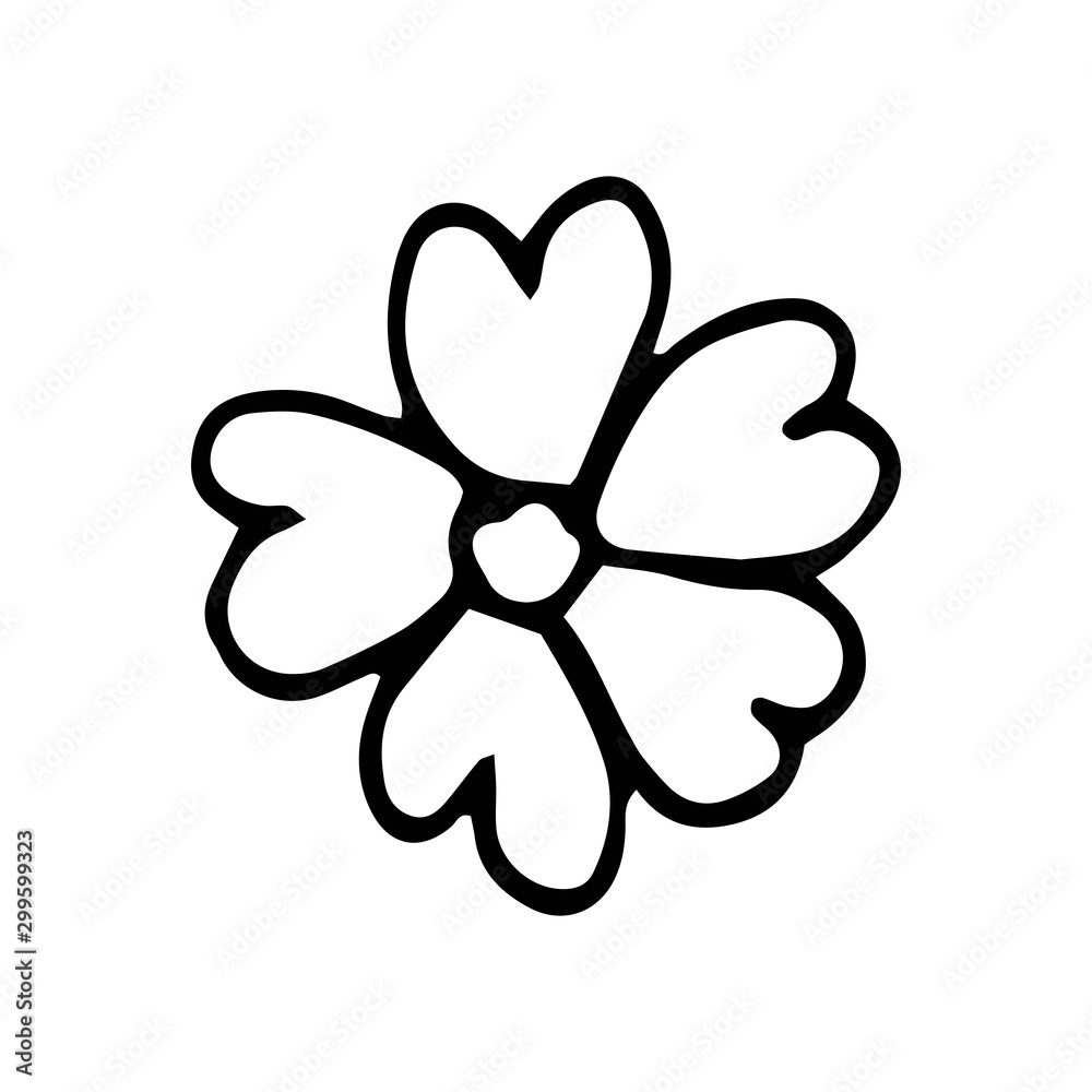 Cute single hand drawn floral elements. Doodle vector illustration for wedding design, logo and greeting card. Cute single hand drawn floral elements. Doodle vector illustration for wedding design, logo and greeting card.
