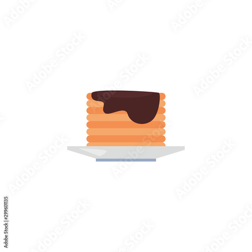 Isolated sweet cake icon vector design