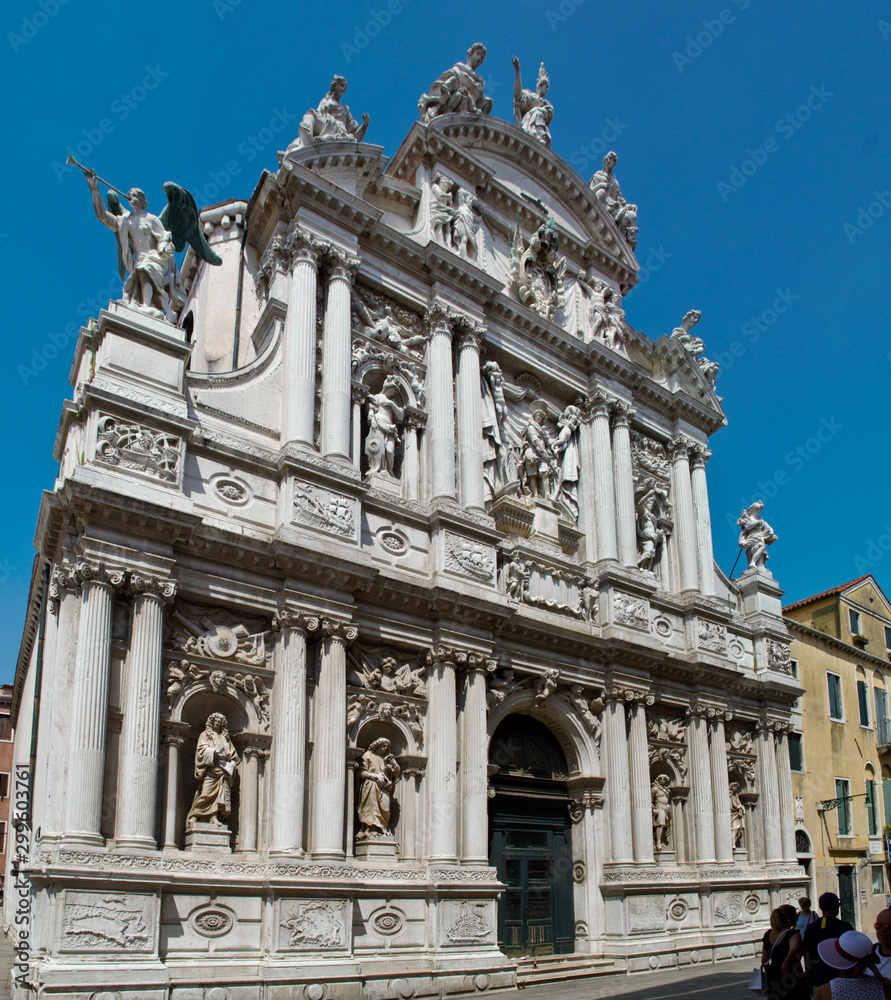 Venice, Italy: Church Santa Maria Zobenigo, district San Marco