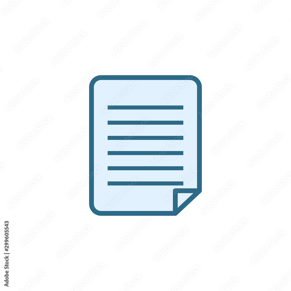 Isolated document icon line vector design Isolated document icon line vector design