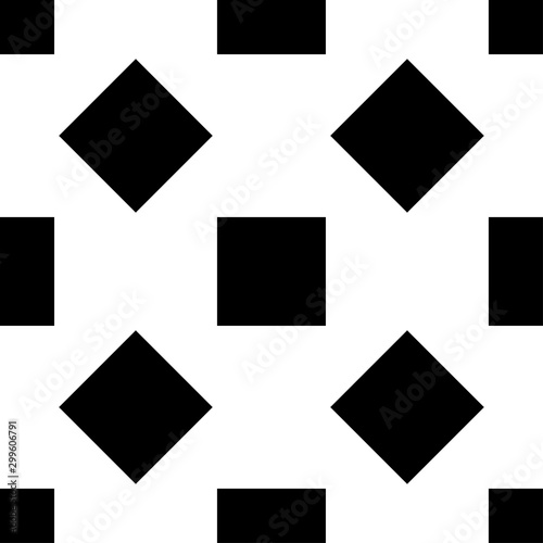 Black squares.  Seamless ge...
