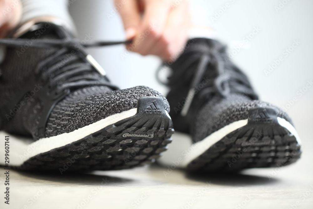 new fashionable running sneakers adidas ultra boost x all terrain for woman  run Stock 写真 | Adobe Stock