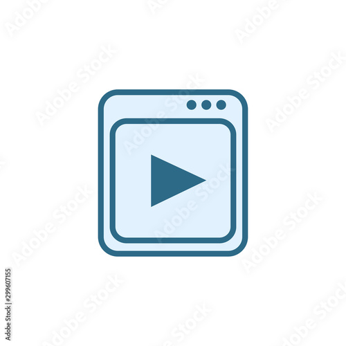 Free Download Digital play icon line vector design - GFXLoad