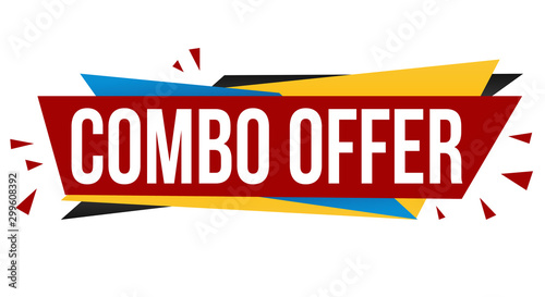 Combo offer banner design photo