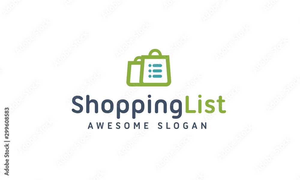 Shopping List Logo Template Shopping List Logo Template
