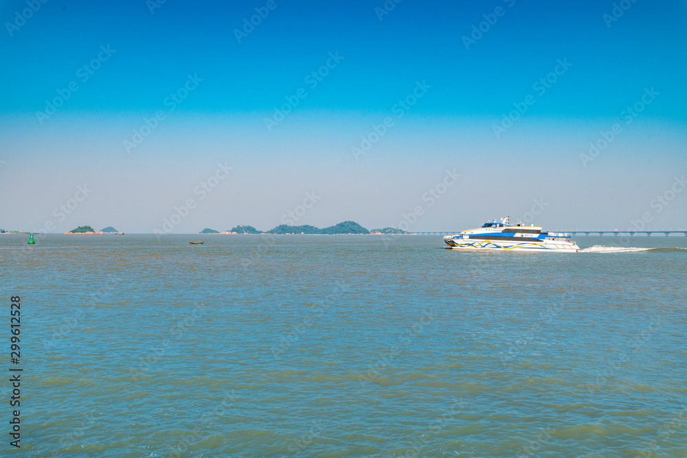 Ocean views around Jiuzhou Island in Zhuhai, Guangdong Province, China Ocean views around Jiuzhou Island in Zhuhai, Guangdong Province, China