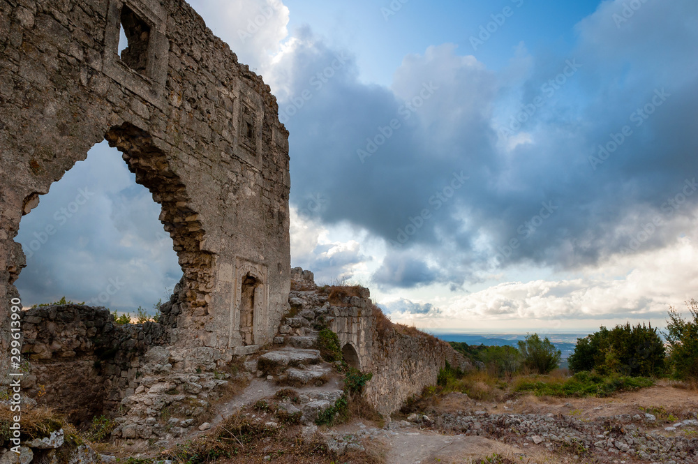 Fototapeta premium ruins of old castle