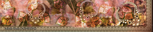 Digital Textile Saree Design Illustration 16