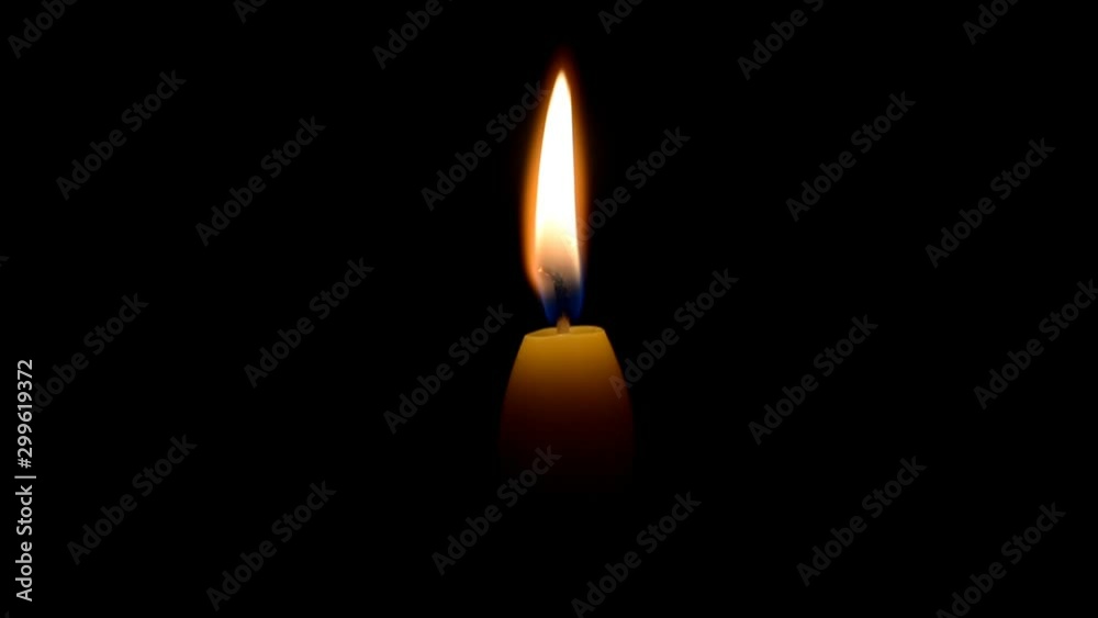 Isolated candle burning with dark background hd stock footage Isolated candle burning with dark background hd stock footage