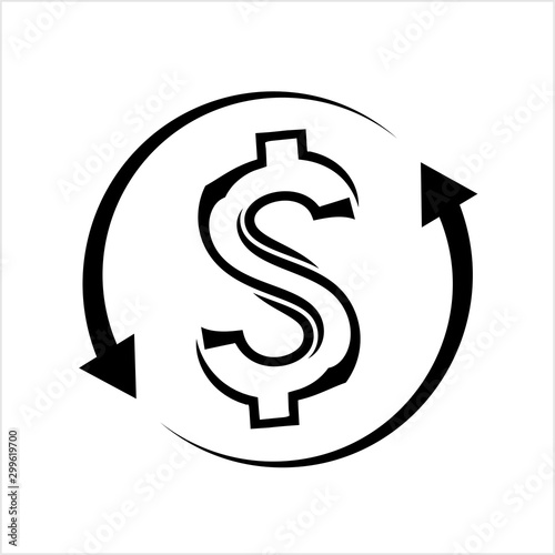 Money Change Icon, Currency Change Icon