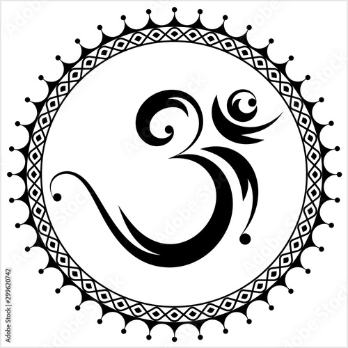 Aum (Om) The Holy Motif Design