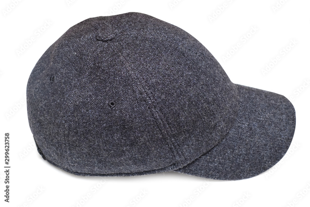 hat isolated on white background. Hat with a visor. hat isolated on white background. Hat with a visor.