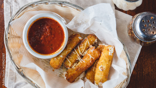 Italian dish - mozzarella sticks