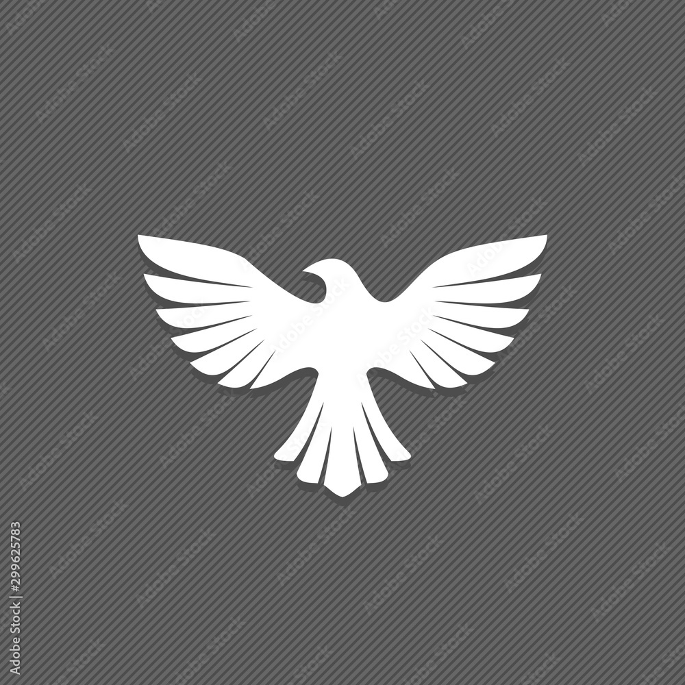 Obraz premium Dove, a symbol of peace and purity. The biblical symbol of the Holy Spirit.