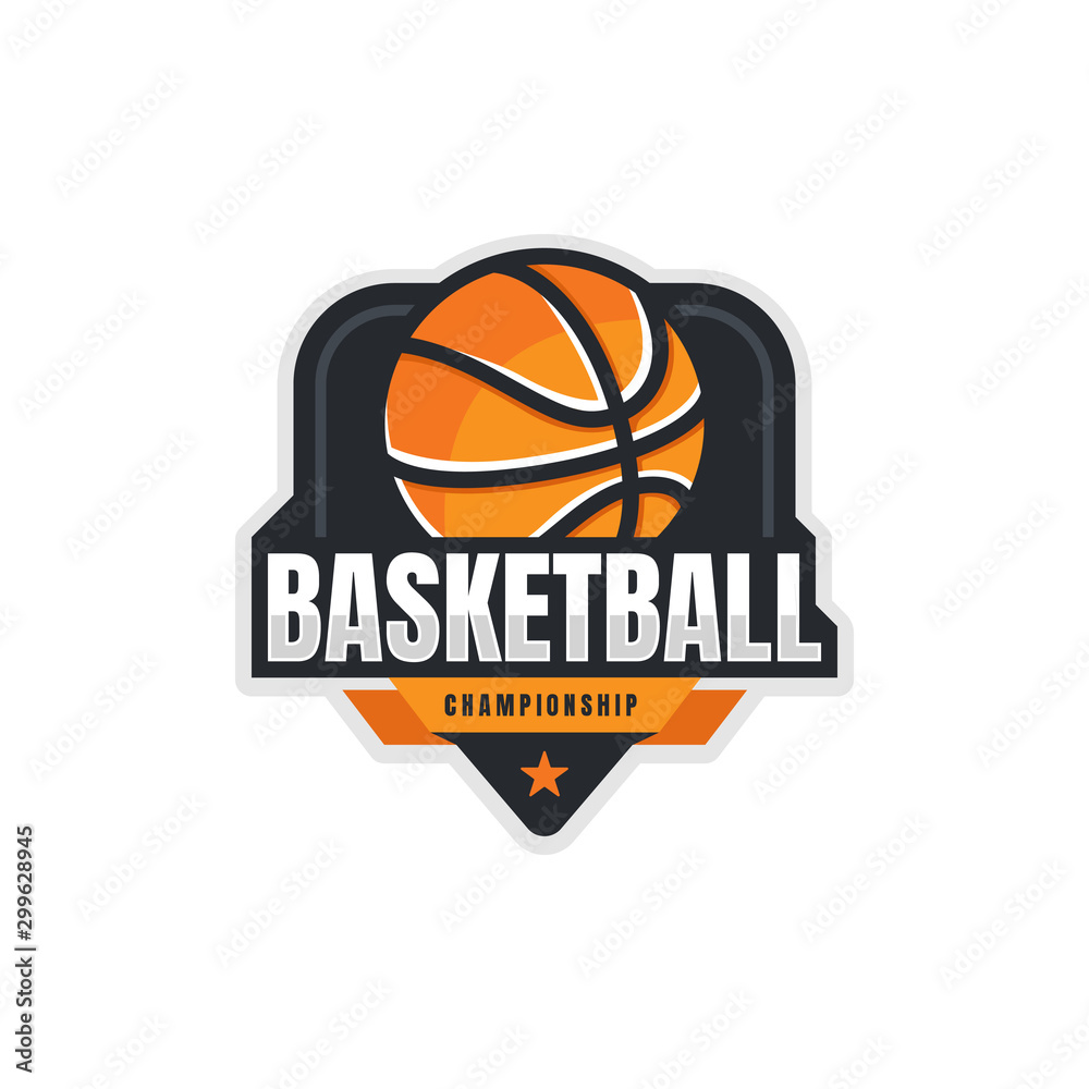 Basketball Logo, American Logo Sport