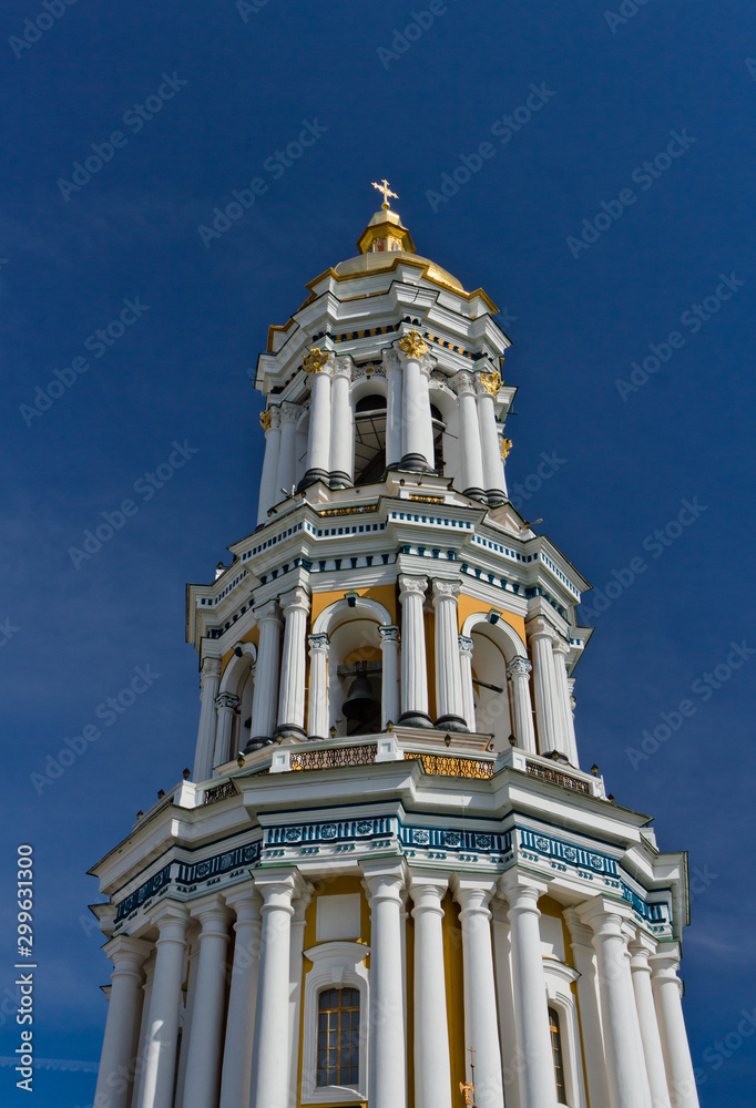 Bell tower of the Kiev-Pechersk Lavra. Kiev, Ukraine. Kyiv, Ukraine