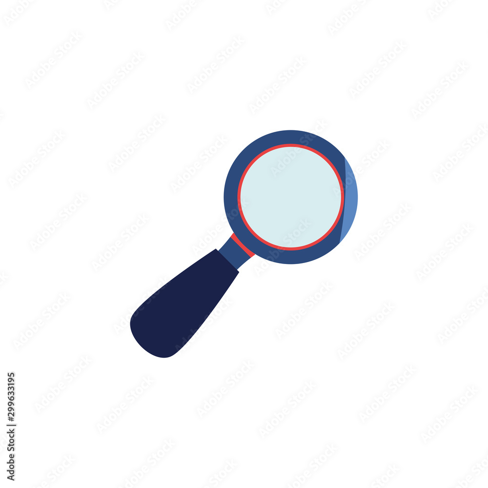 Isolated lupe icon vector design Isolated lupe icon vector design