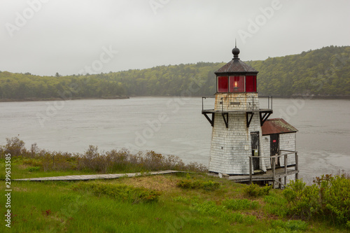 Squirrel Point Light in Arrowsic Maine photo