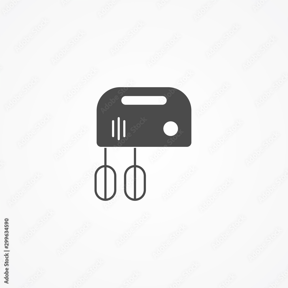 Hand mixer vector icon sign symbol Hand mixer vector icon sign symbol