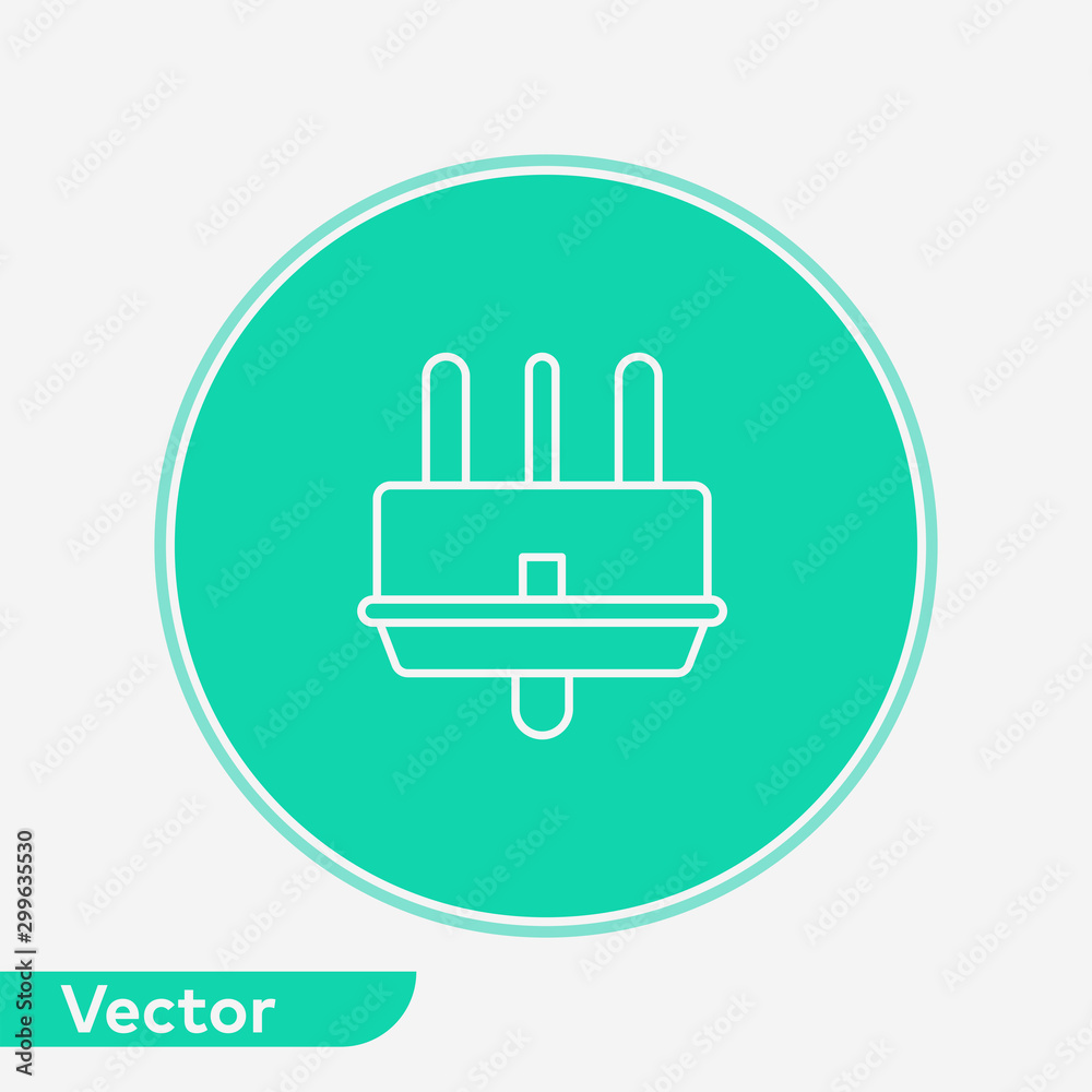 Plug vector icon sign symbol Plug vector icon sign symbol