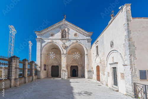 The Sanctuary of Monte Sant'Angelo, catholic sanctuary on Mount Gargano in the province of Foggia, northern Apulia, Italy. photo