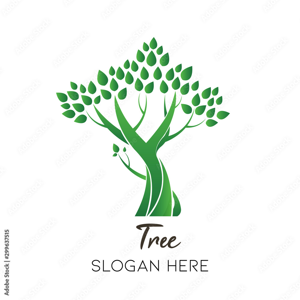 Obraz premium abre logo nature