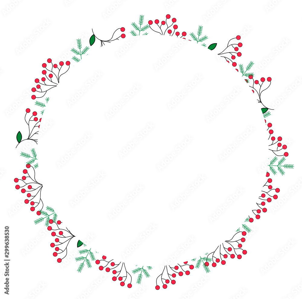 frame new year circl Christmas tree red green Christmas frame new year circl Christmas tree red green Christmas