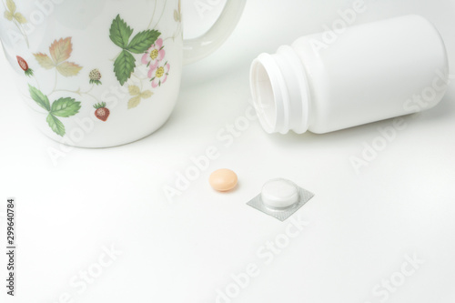 medicine  or drug close up shot 