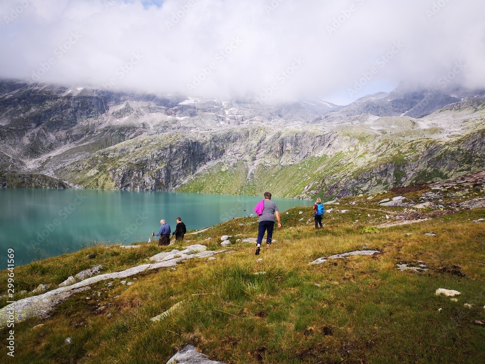 Fototapeta premium hiking in the mountains