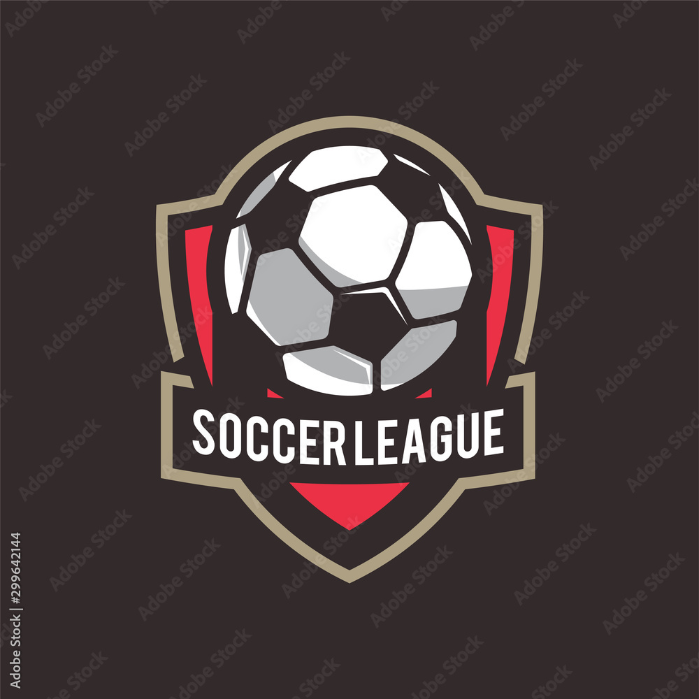 Obraz premium Soccer Logo Badge, American Logo Sports