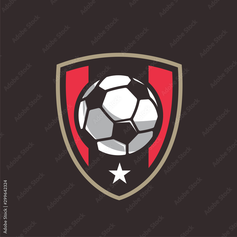 Obraz premium Soccer Logo Badge, American Logo Sports