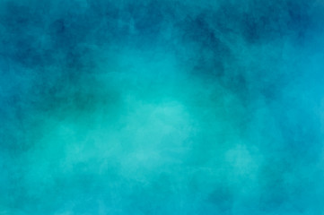 Fotobehang Ombre Blauwe cyaan abstracte penseelstreken textuur  © Aurelia's Dreams