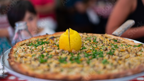 Little Italy Lombardi's clam pie pizza