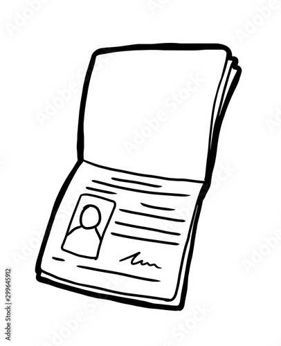 Open international passports.