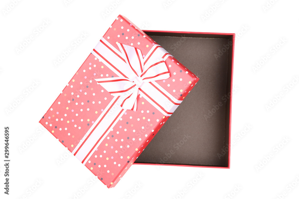 Open gift box isolated on white background Open gift box isolated on white background