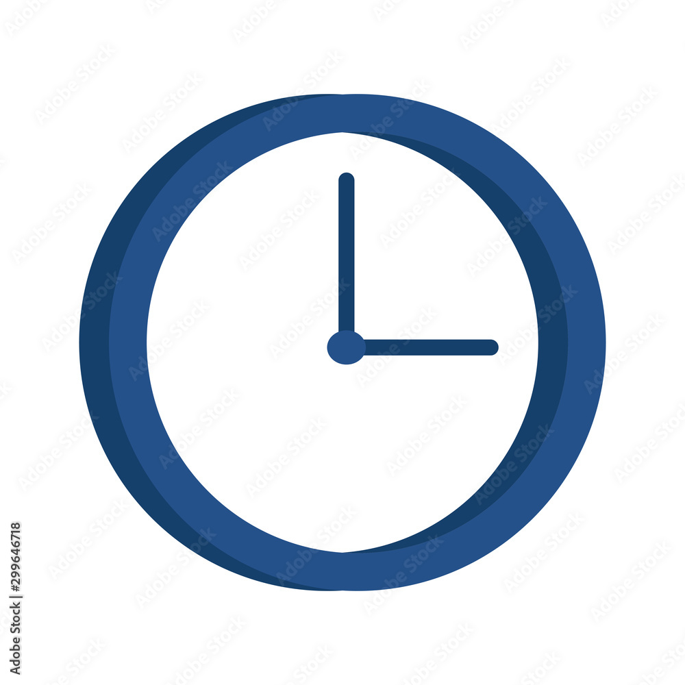 clock icon, flat design clock icon, flat design