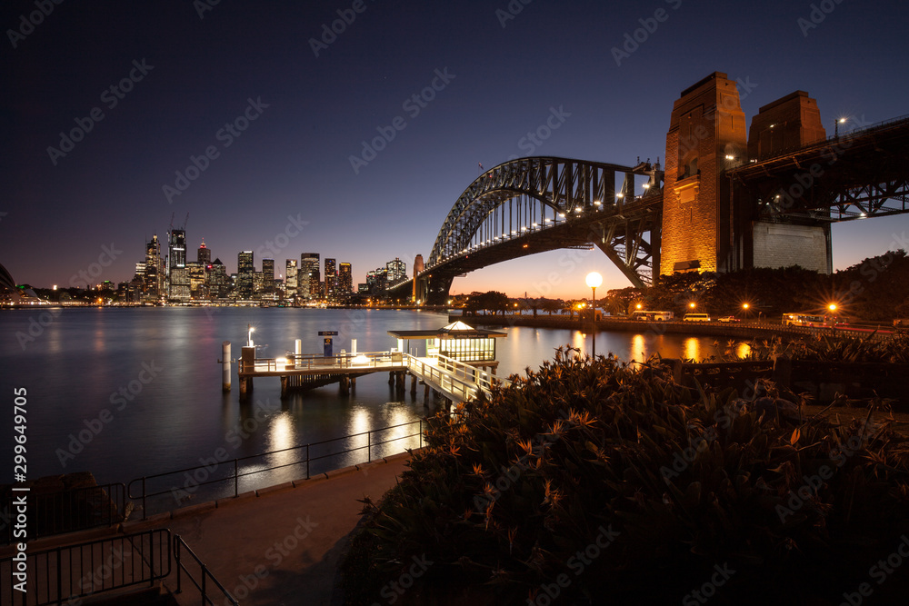 Harbour Bridge - Aussicht auf CBD Sydney