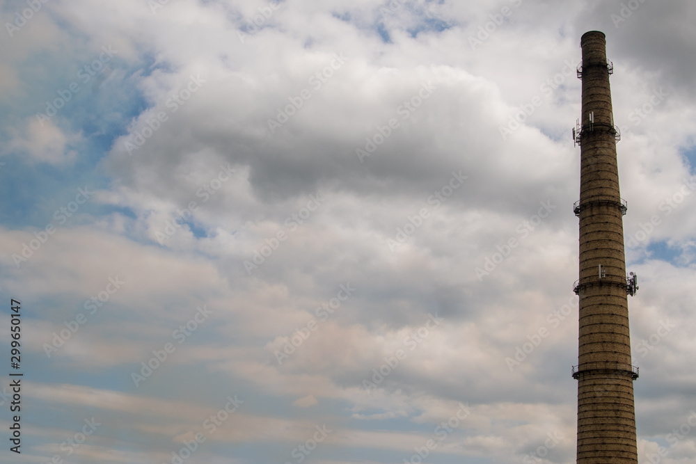 chimney and smoke