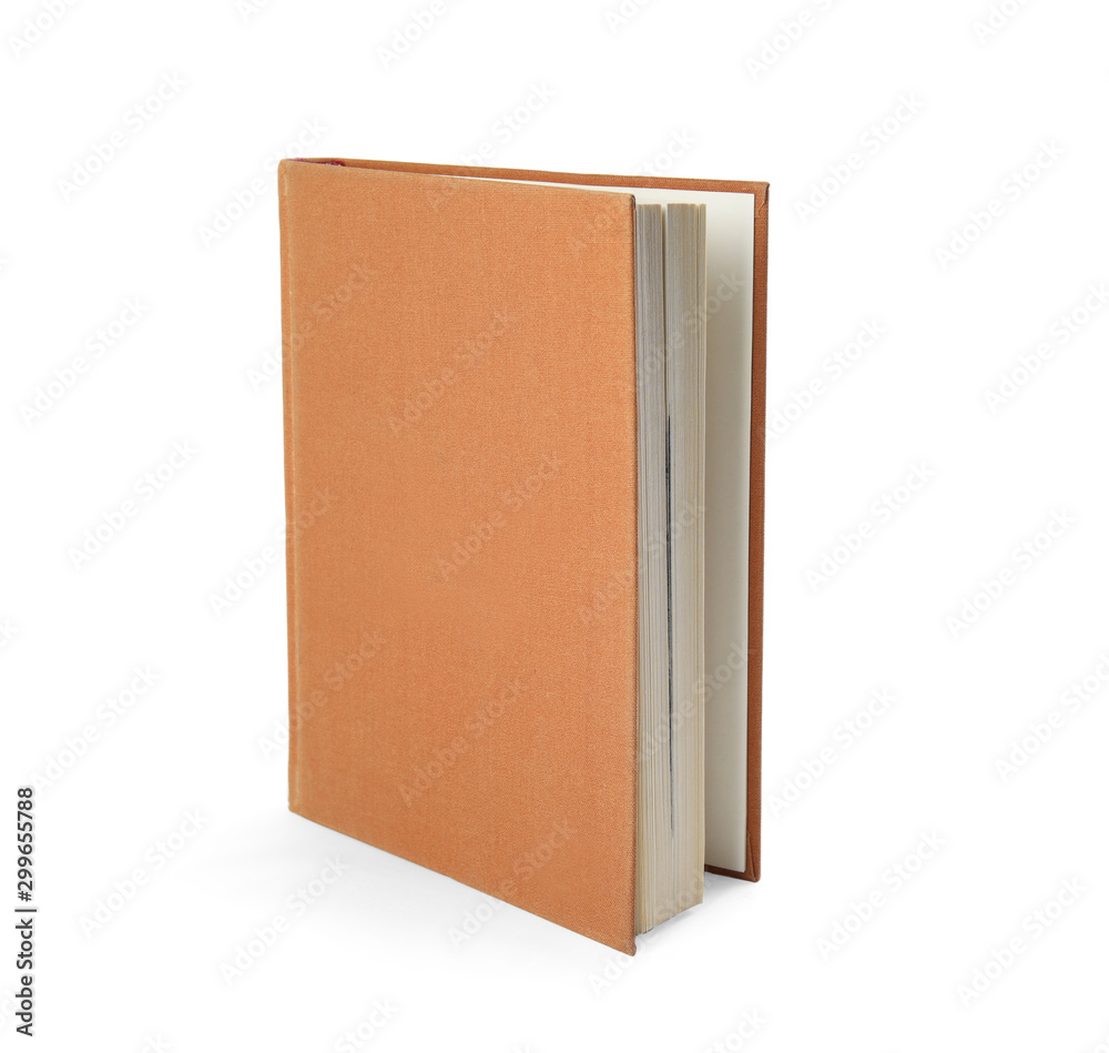 Book with blank cover on white background Book with blank cover on white background