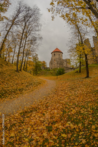 castle in the autumn