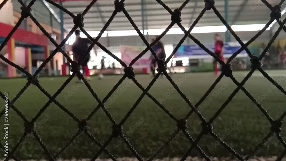 Tenggarong, East Kalimantan, Indonesia, 2018 September 29th, Humas Sekretariat Kutai Kartanegara Indoor Soccer Tournament, futsal game Tenggarong, East Kalimantan, Indonesia, 2018 September 29th, Humas Sekretariat Kutai Kartanegara Indoor Soccer Tournament, futsal game