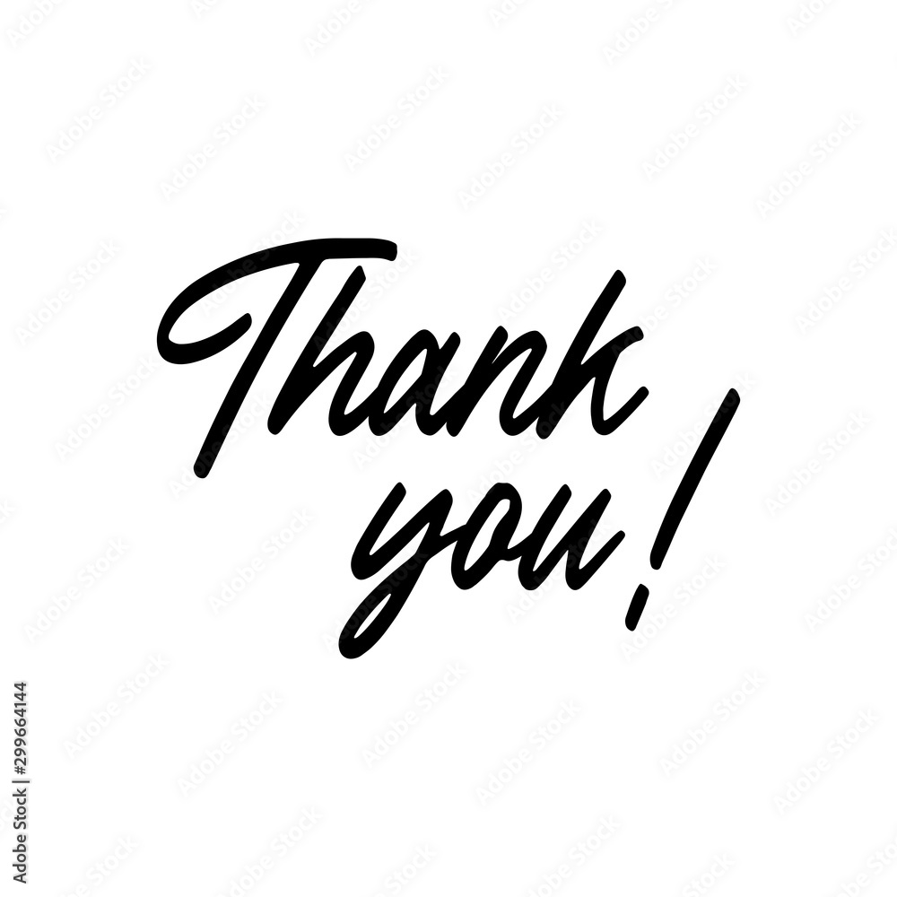 Thank You handwritten inscription. Hand drawn lettering calligraphy. Thanks card. Vector illustration. Thank You handwritten inscription. Hand drawn lettering calligraphy. Thanks card. Vector illustration.