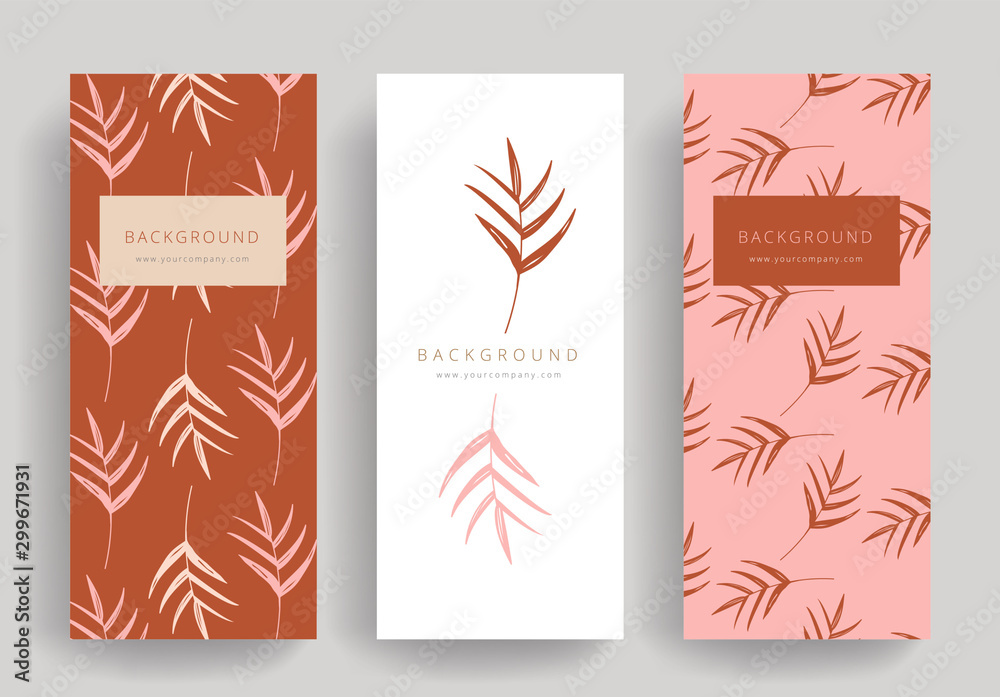 Branding Packaging freehand tropical Palm tree plant leaf summer pattern background, for spa resort luxury hotel, logo banner voucher, fabric pattern, organic texture. vector illustration. Branding Packaging freehand tropical Palm tree plant leaf summer pattern background, for spa resort luxury hotel, logo banner voucher, fabric pattern, organic texture. vector illustration.