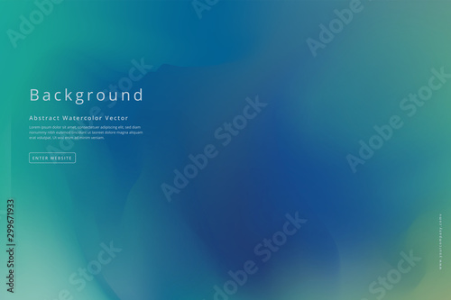 Abstract Background Watercolor Modern styel. Sky and Water sea Beach Gradient Texture. For Website Poster, Banner, Promotion. Vector illustration.