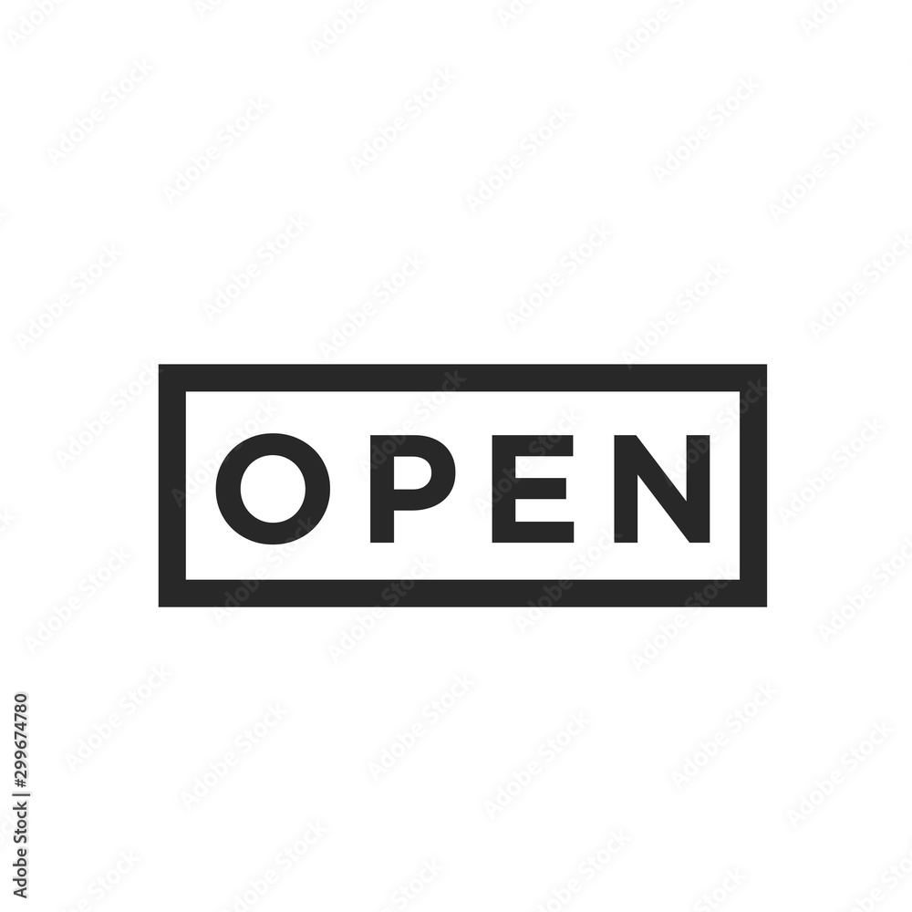 Close and Open icon vector isolated symbol illustration EPS 10 Close and Open icon vector isolated symbol illustration EPS 10