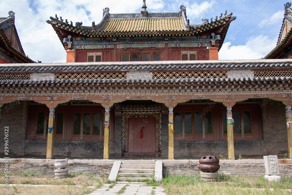 Obraz premium Shankh Monastery temple in Mongolia