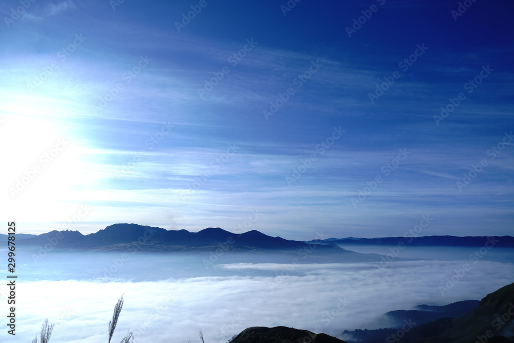 美しい阿蘇山の雲海