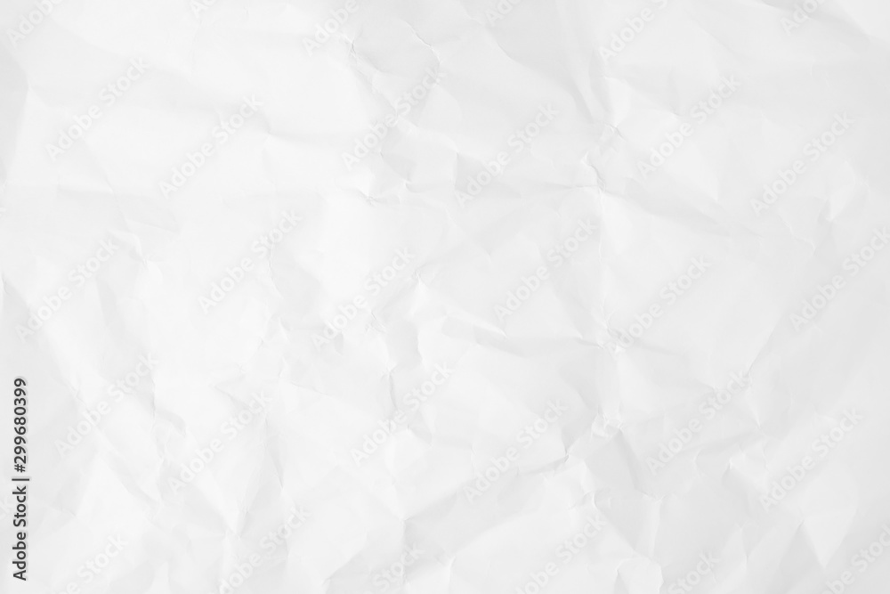 White crumpled paper texture background. White crumpled paper texture background.