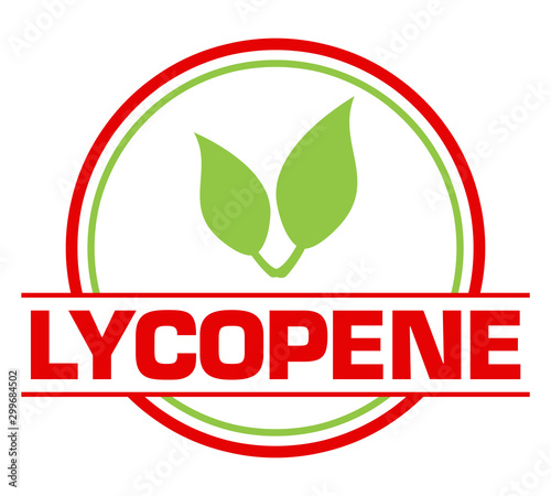 Lycopene Red Green Circular Badge Style  photo