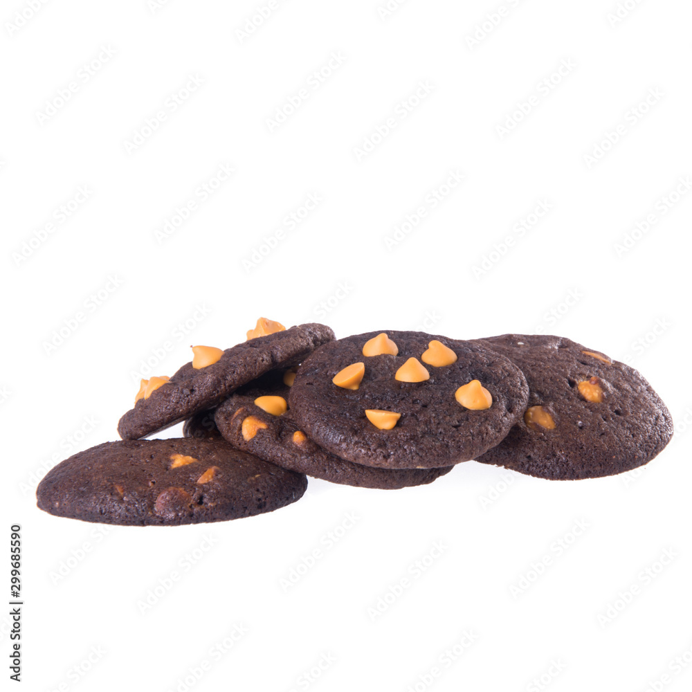Cookies or Chocolate chips cookies with concept design. Cookies or Chocolate chips cookies with concept design.